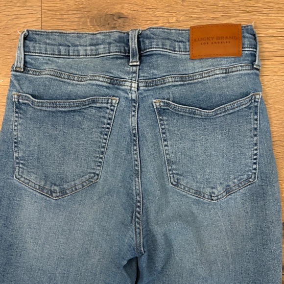 Lucky Brand Bridgette High Rise Skinny Ankle Jeans Blue Button Fly Size 6 28A - Picture 9 of 9